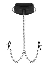 Submission Collar And Nipple Clamp Union Breast and Nipple Toys